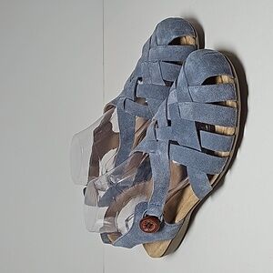Earth Origins Blue Strappy Sandals